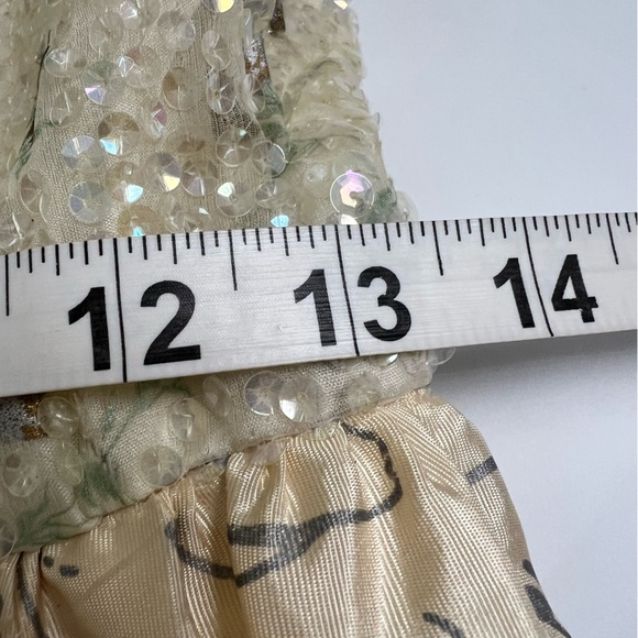 Vintage Custom 70s Victorian Revival Wedding or Ball Gown Cottagecore Royalcore - Picture 9 of 16